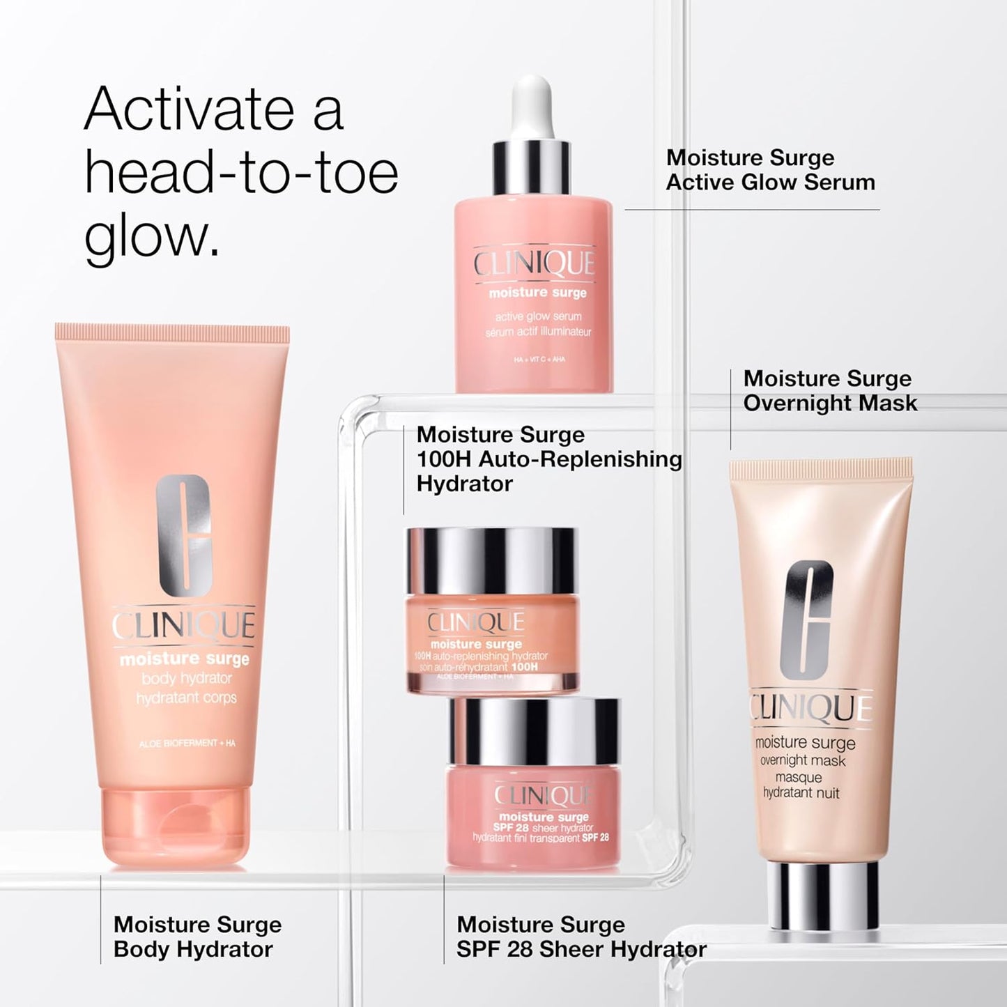 Moisture Surge 100H Auto-Replenishing Hydrator Oil Free Face Moisturizer with Hyaluronic Acid for All Skin Types | Hydrating + Moisturizing