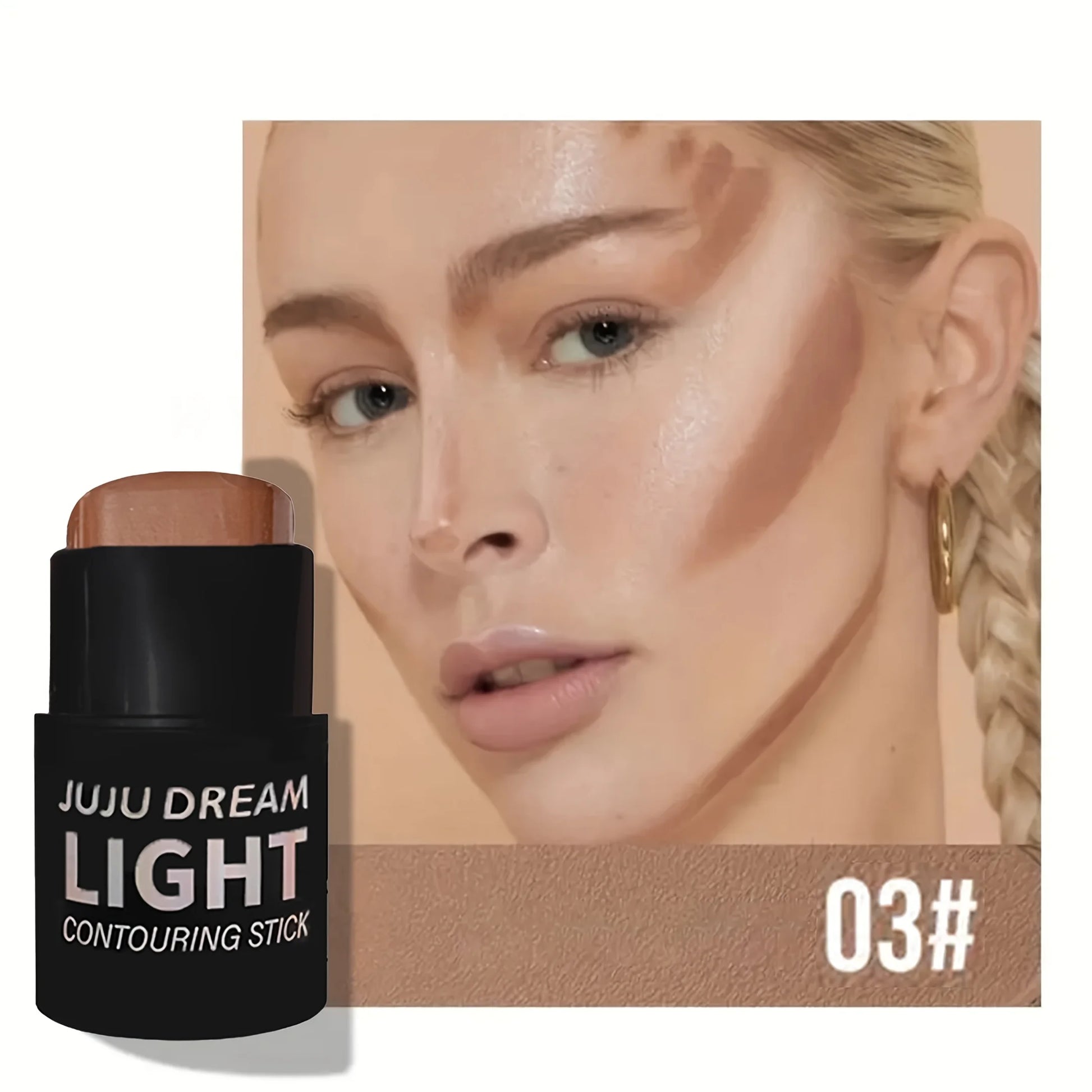 Eraser Foundation Stick – Velvet Smooth, Moisturizing Concealer &amp; Liquid Foundation for Flawless, Long-Lasting Coverage