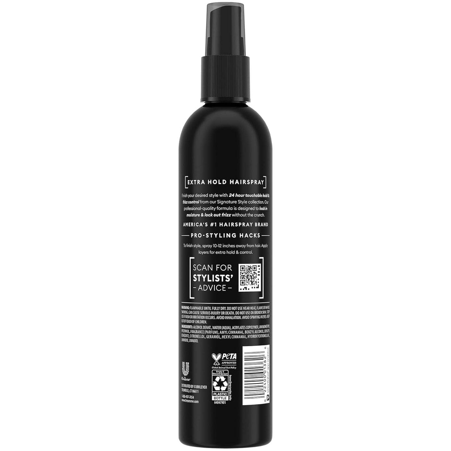 Hairspray, Non-Aerosol, Extra Hold, 3-Pack + Keratin Repair Hair Mask – Moisturizing Hair Spray, Anti-Humidity, Anti-Frizz Hair Products (4 Piece Set)